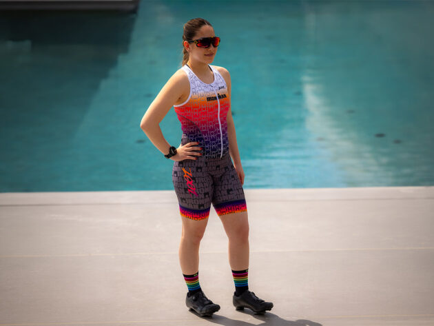 Womens LTD Triathlon Sleeveless Full Zip Racesuit - IM Endurance